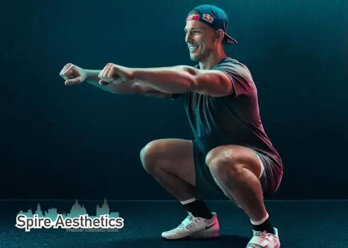 Image of man build leg muscle East Tilbury through exercise