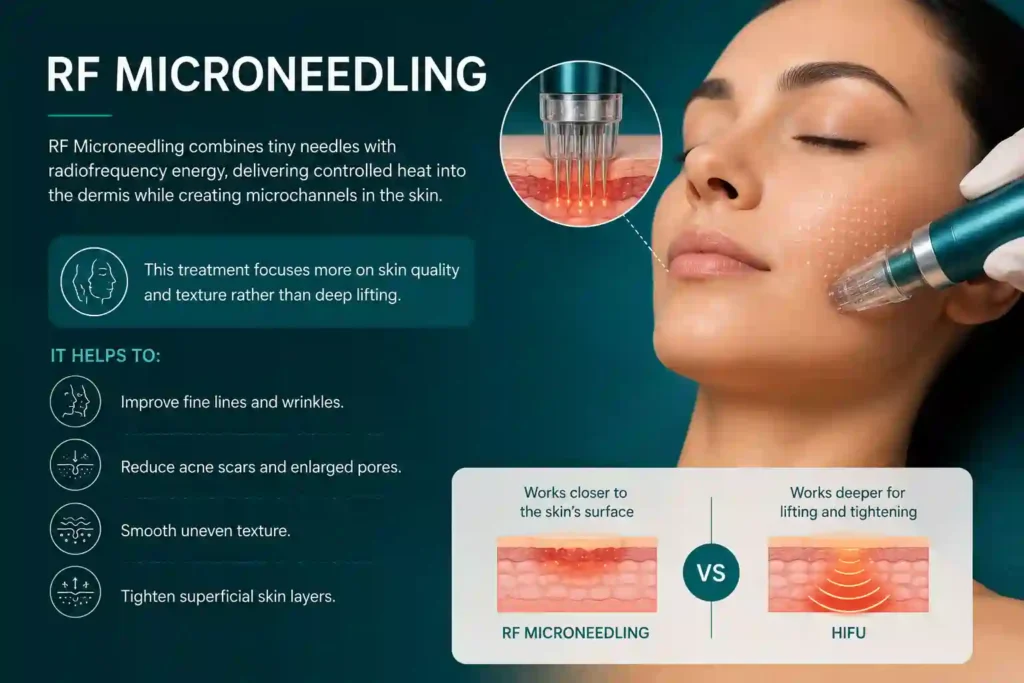 What Does RF Microneedling Do That HIFU Alone Cannot East Tilbury